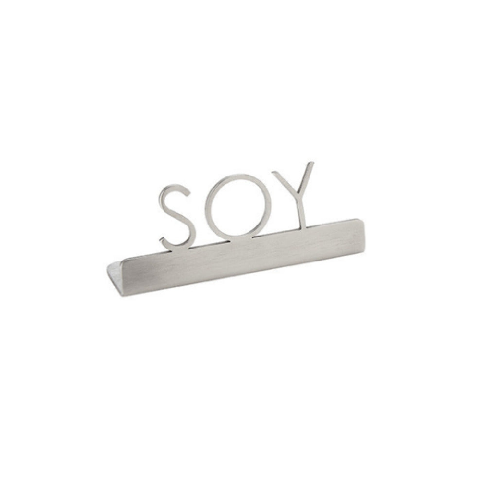 American Metalcraft SSS3 Sign Stainless Steel Soy