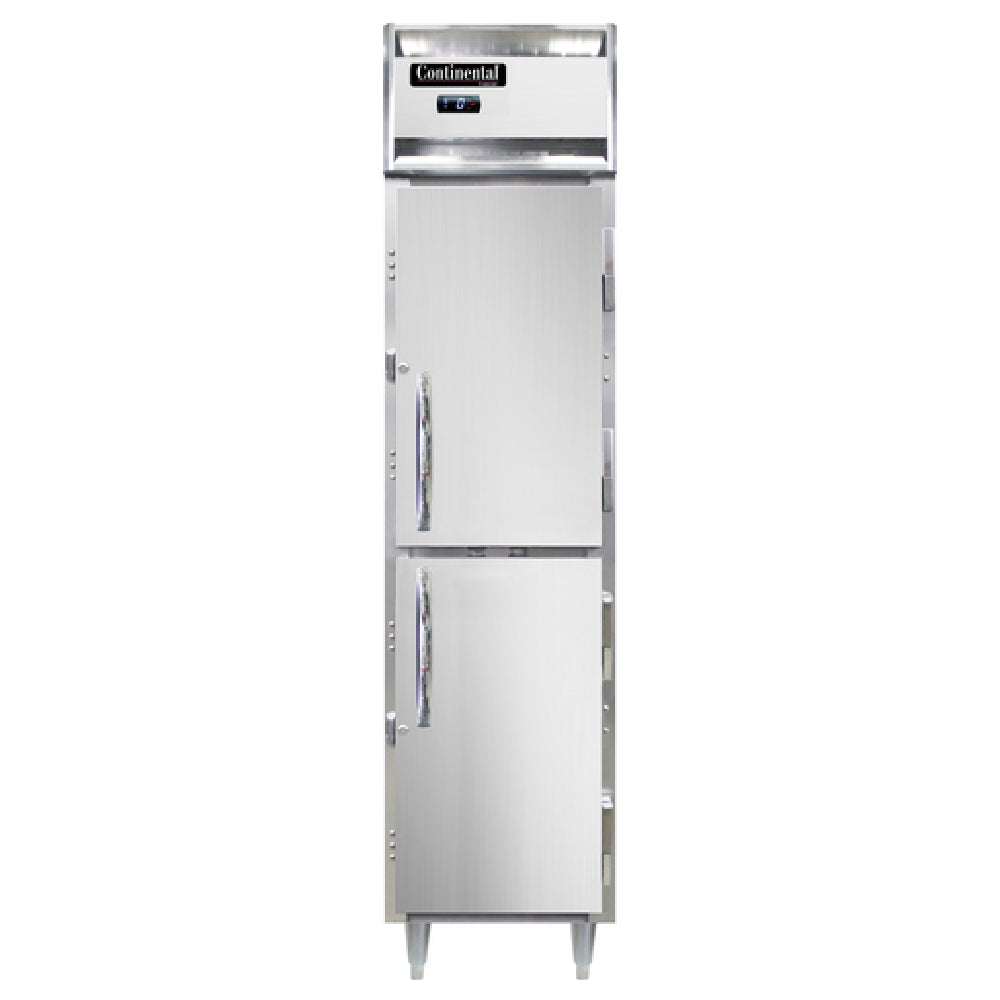 Continental Refrigerator D1FSENHD Designer Slim Line Freezer Reach-in 17-3/4"W