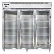 Continental Refrigerator DL3F-SA-GD Designer Line Freezer Reach-in Three-section