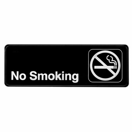 Alpine Industries ALPSGN-9 Sign 9" X 3" "No Smoking"