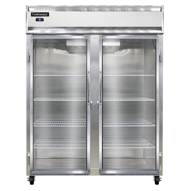 Continental Refrigerator 2RESNSAGD Extra-Wide Refrigerator Reach-in 57"W