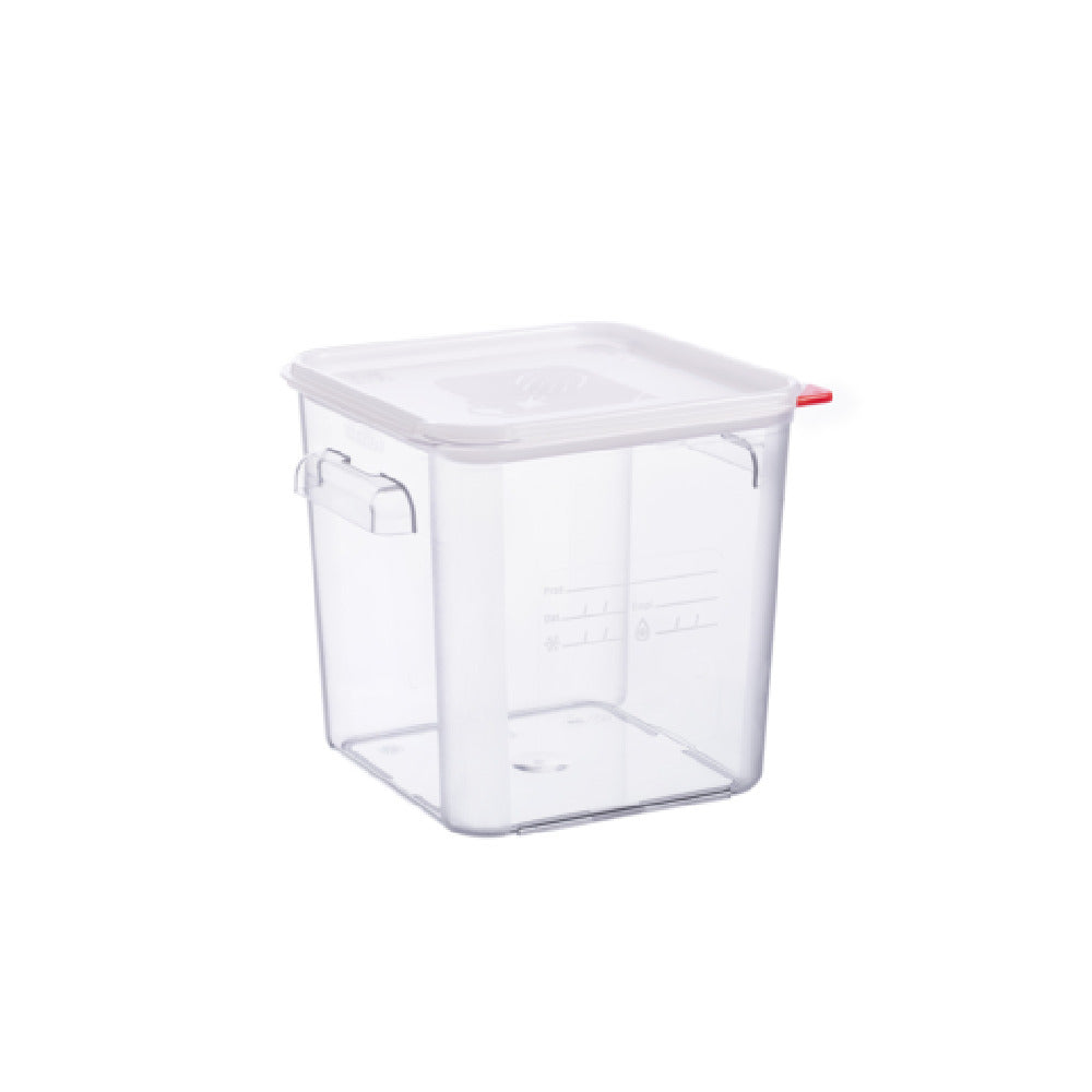 Carlisle 31854 Araven Food Storage Container 8.4 Qt. 8-7/8"W X 8-7/8"D X 9-1/8"H