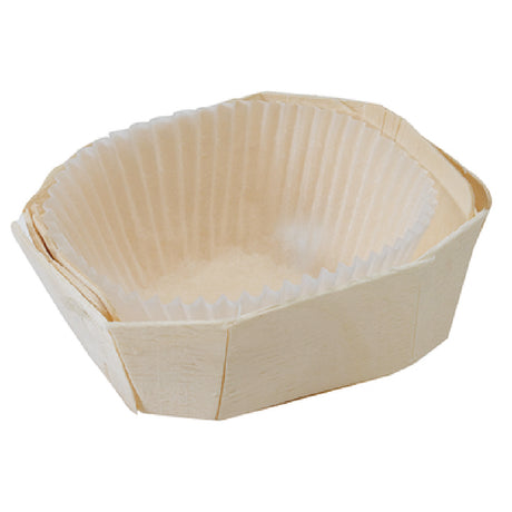 PacknWood 210NBAKE107 - Lovely Baking Mold, 4 Oz., Top: 3.7" X 2.6" X 1.5" Base: 1.9" X 1.5"
