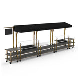 Steelite MGCMLA08GBBW Market Station Mixed Materials (minimum = Case Quantity 1 Per Case) (repack Item)