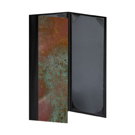 Risch PATINA-3V 4.25X11 Patina Hardback Authentic Copper Menu Cover (specify Color)