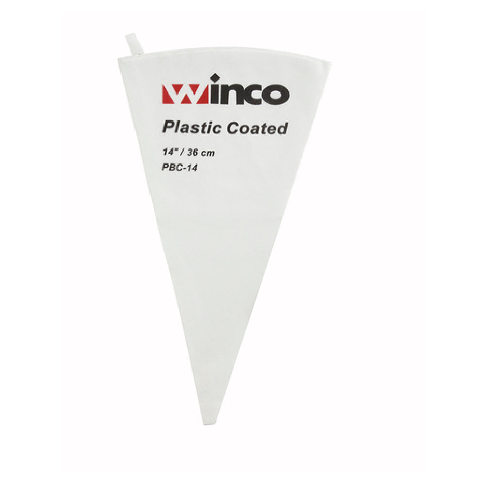 Winco PBC-14 Pastry Bag 14" Cotton Outside