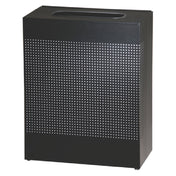 Rubbermaid FGSR18EPLTBK - Silhouette Indoor Receptacle, Large Rectangular, 24"L X 12"W" X 30"H