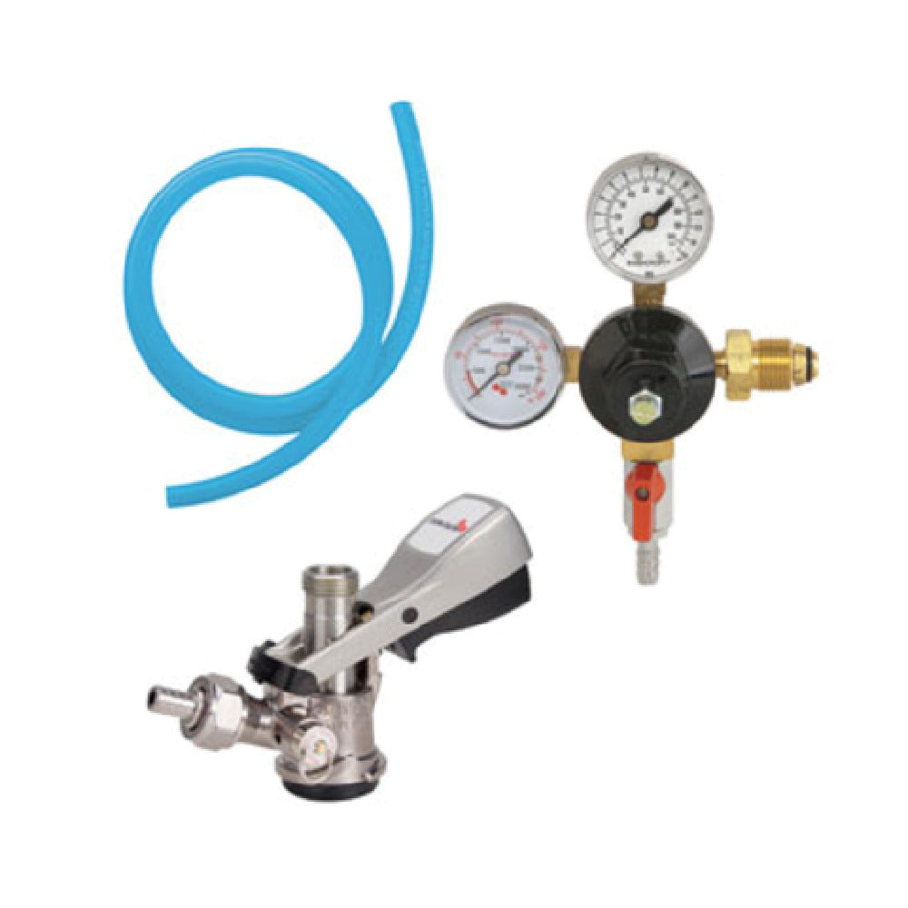 Micro Matic PL-WTK-8 Pro-Line Wine Tapping Kit (8) Keg Includes Dual Gauge Nitrogen Regulator