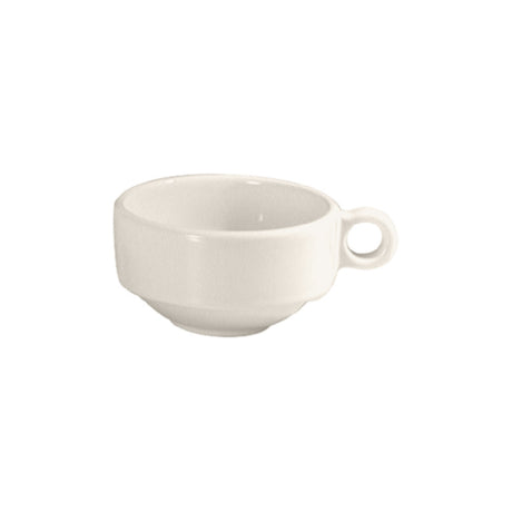 Steelite DCI147W Latte Cup 16 Oz. 5" Dia. (6-3/8" With Handle) X 2-1/2"H