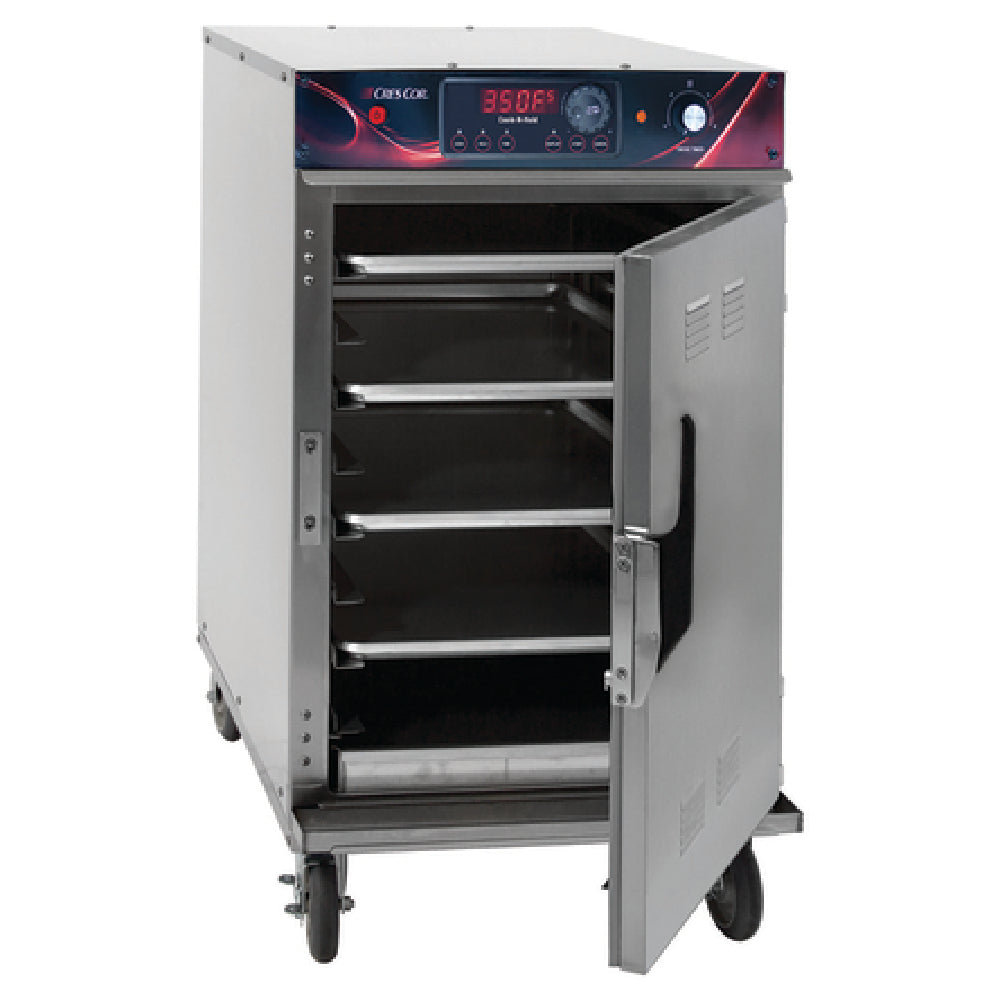 Cres Cor 1000CHSKSPLITDX Cook-N-Hold Low Temp Smoker Cabinet Mobile Half-height