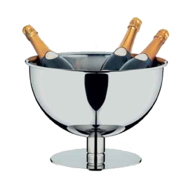 Bauscher Hepp 06.0471.6040 - Punch Bowl, 15" Dia. X 10-3/4"H, 18/10 Stainless Steel
