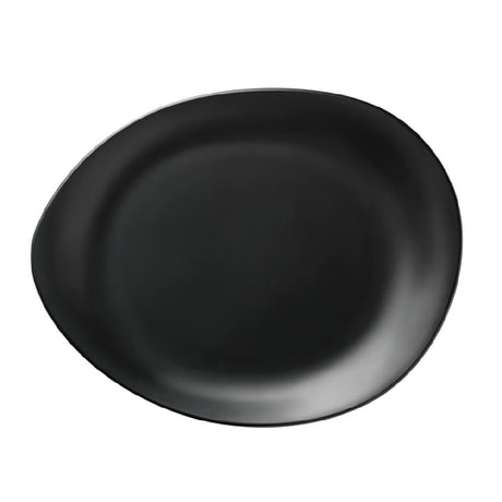 Libbey DRI-15-OME (Formerly World Tableware) Platter 14-1/8"L X 11-1/4"W Organic Shaped