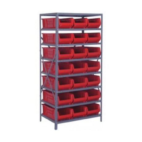 Quantum 2475-952_YELLOW - Shelving Unit, 24"D X 36"L X 75"H, Heavy Duty