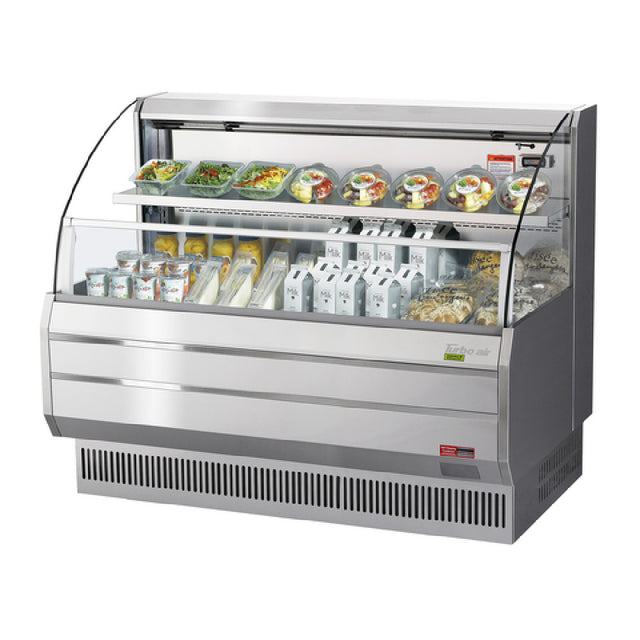 Turbo Air TOM-60LS-N Horizontal Open Display Merchandiser Low Profile 12.3 Cu. Ft. Capacity