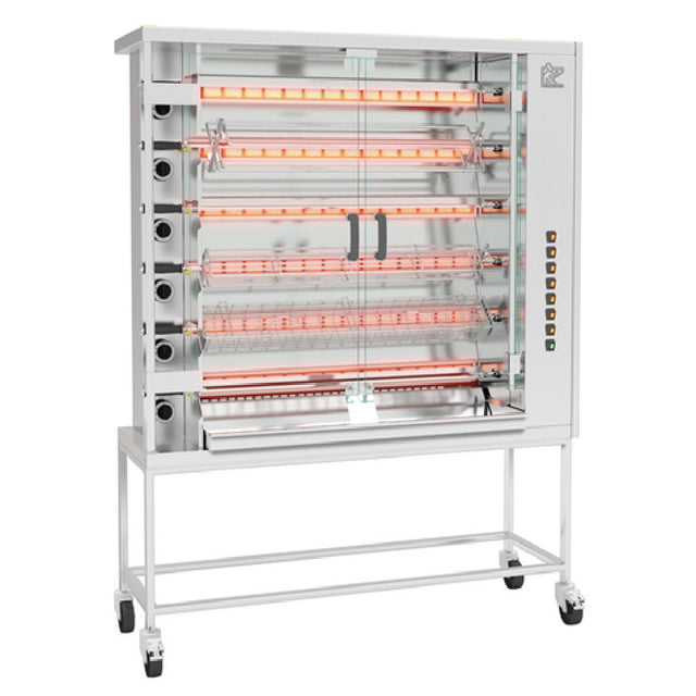 Rotisol FF1425-6G-SS_NAT FauxFlame™ Rotisserie Oven Gas Countertop Model