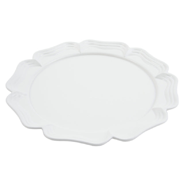 Bon Chef 2036ALLERGENLAVENDER Queen Anne Platter 16" Dia. Round