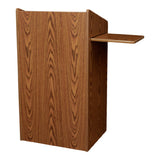 National Public Seating 600-MO Oklahoma Sound® Aristocrat Floor Lectern Medium Oak