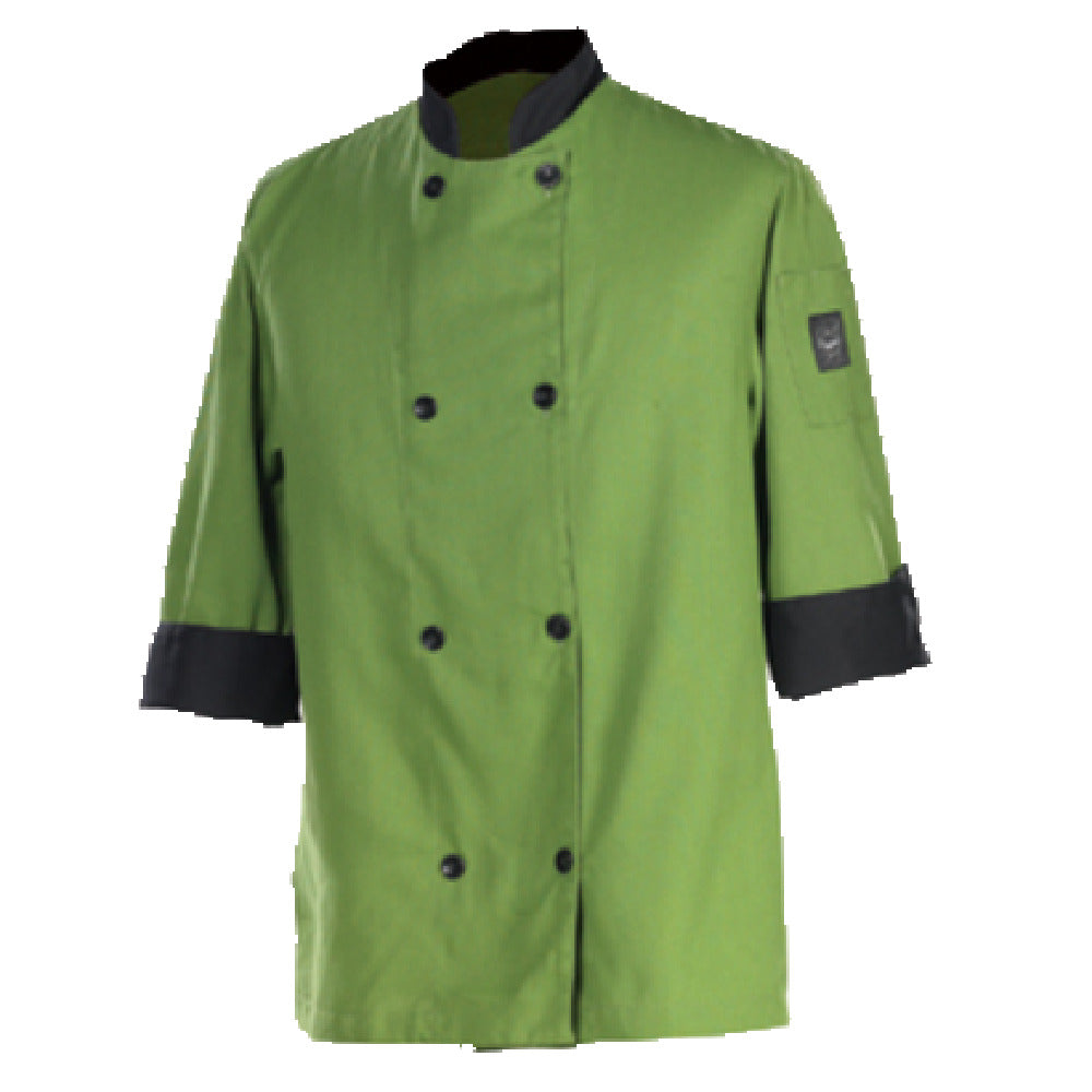 John Ritzenthaler Company J134MT-5X Chef Revival® Fresh Chef's Jacket 5X-large 3/4 Sleeve