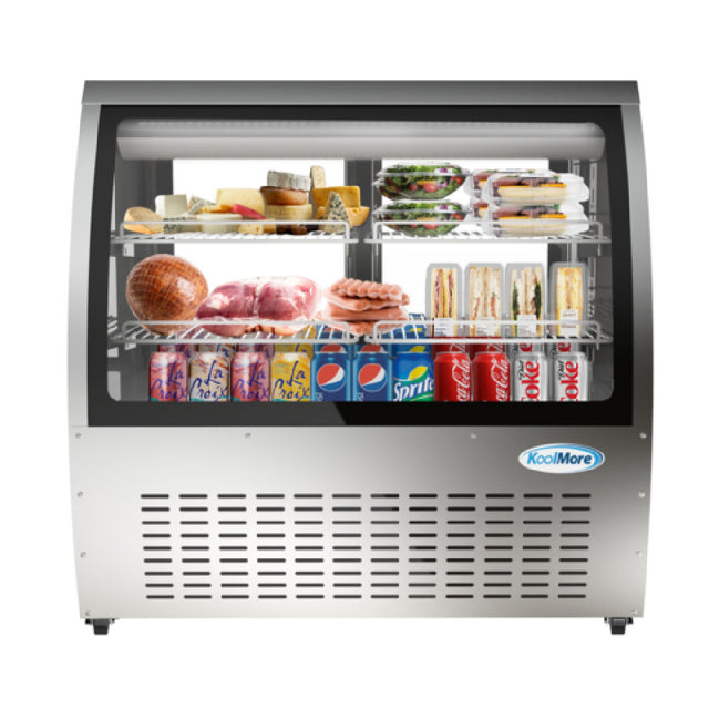 Koolmore RD18C-SS Deli Display Case Refrigerated 47"W