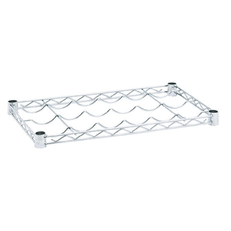 Hubert 108442 - Kratos Wire Wine Shelf, 24"W X 14"D, (5) Bottle