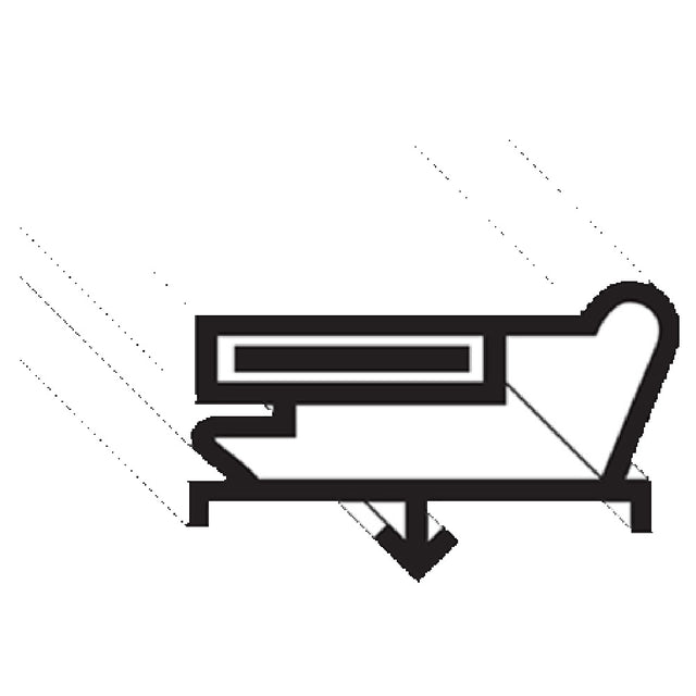 Franklin Machine Products 254-1029 Door Gasket 22-1/2" X 32" 4-sided