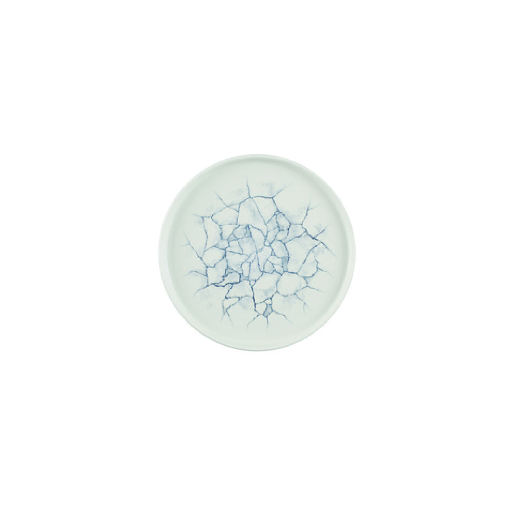 Churchill China KTPGWP261 Walled Plate 10-2/8" Dia. Kintsugi Pearl Grey