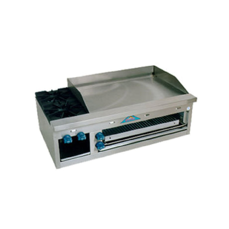 Comstock-Castle FHP48-36B Hotplate/Griddle- Cheesemelter Combination Countertop