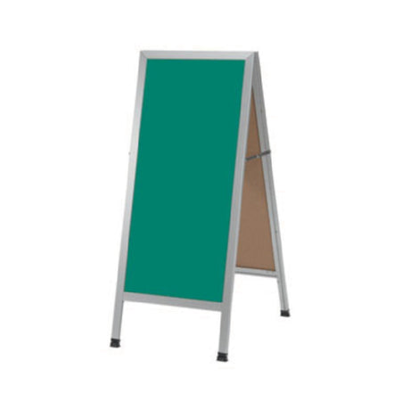 Aarco AA-311SG Sidewalk Chalkboard 18"W X 42"H Green Porcelain Board