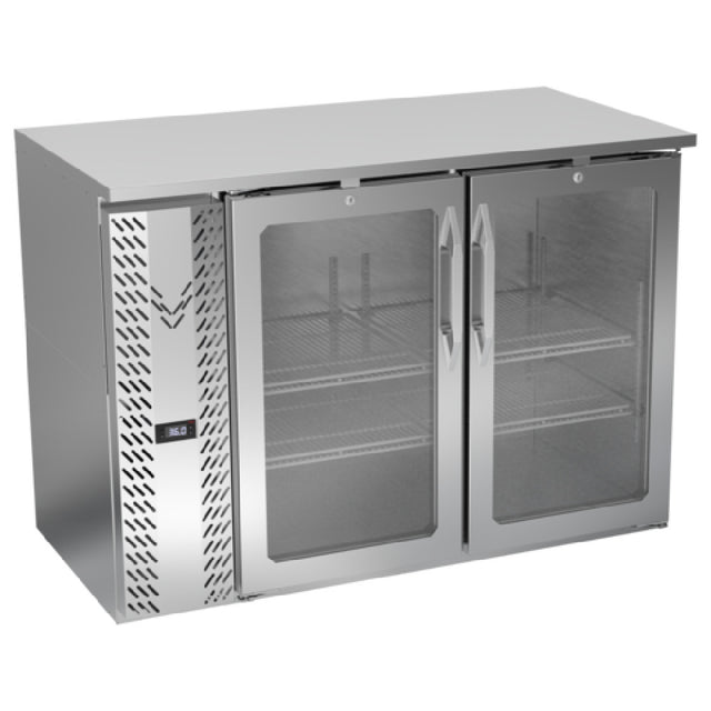 Victory VBBN48HC-FG-S - Back Bar Refrigerator, Food Rated, Two-section
