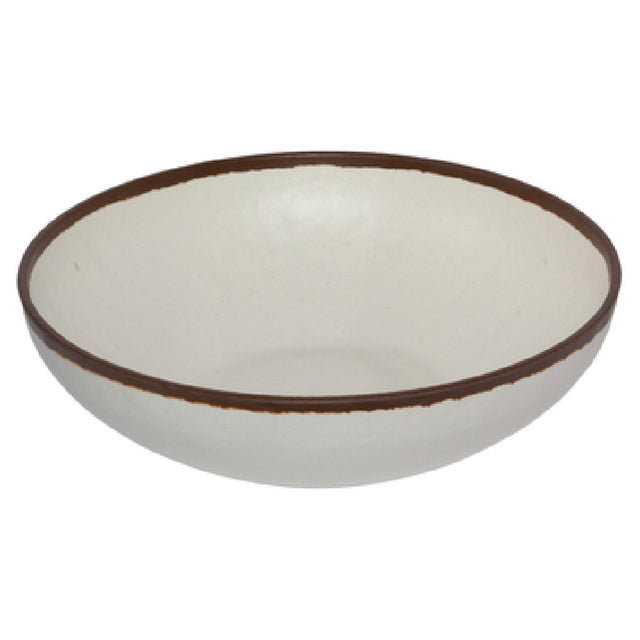 GET Enterprises B-320-CRM Pottery Market™ Display Bowl 4 Qt. (4.56 Qt. Rim-full) 12-1/4" Dia. X 3-1/4"H