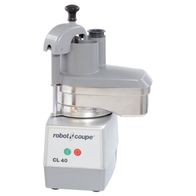 Robot Coupe CL40 Commercial Food Processor Includes: Stainless Steel & Polycarbonate Vegetable Prep Attachment With Kidney Shaped Pusher (no Bowl)