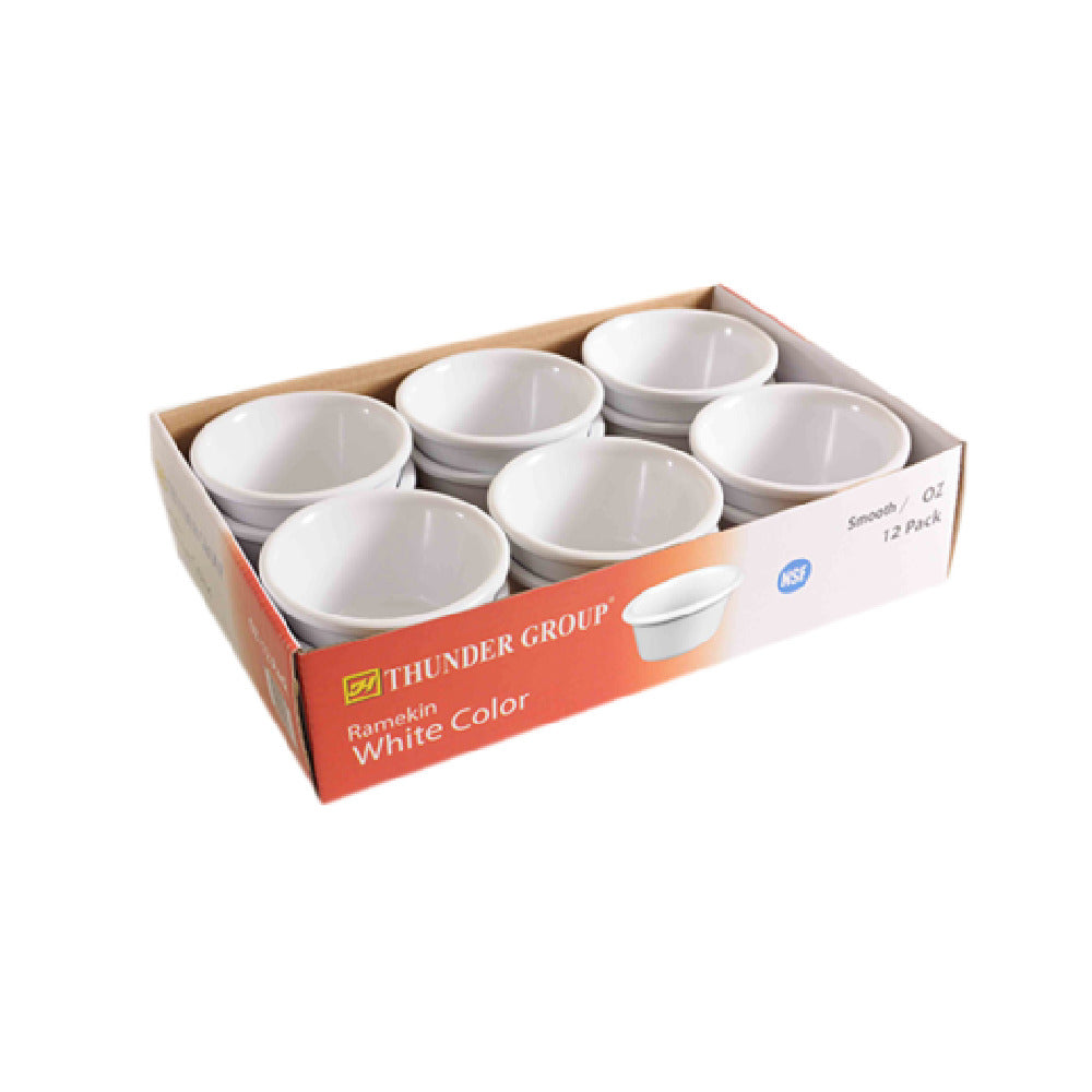 Thunder Group ML536W1R Ramekin 2-1/2 Oz. Capacity 2-7/8" Dia.