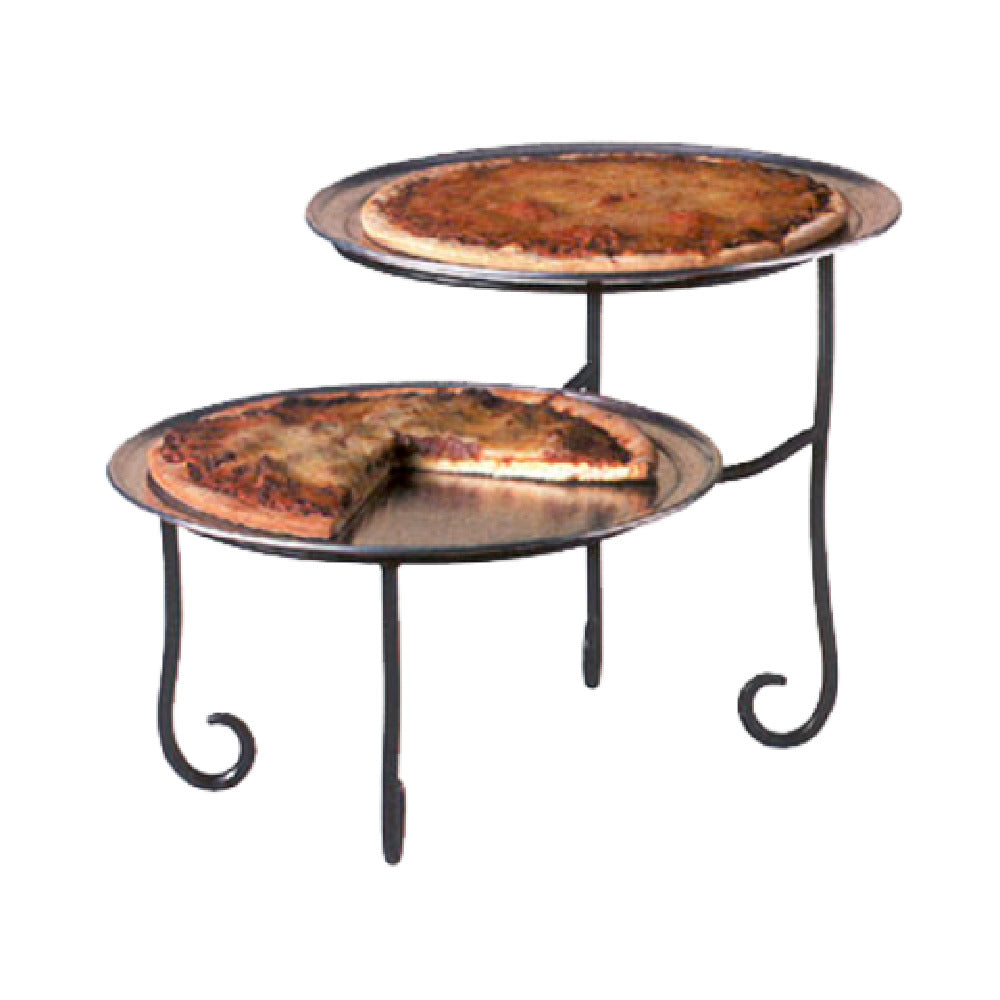 American Metalcraft TLSP1219 Ironworks™ Display Stand 2-tier 19-3/8"L X 11-3/4"W X 12-3/8"H