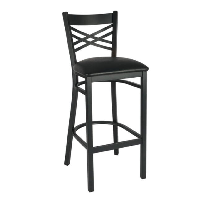 JMC Furniture X SERIES BARSTOOL VINYL X Series Barstool Indoor Use X Back