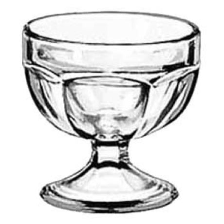 Libbey 5161 Sherbet Dish 3-1/2 Oz. Glass (H 2-7/8" T 3-1/8" B 2-3/8" D 3-1/8") (72 Each Per Case)