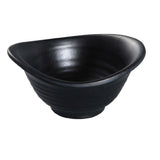 Yanco BP-3204 Black Pearl Yuanbao Bowl 5 Oz. 4-3/4"