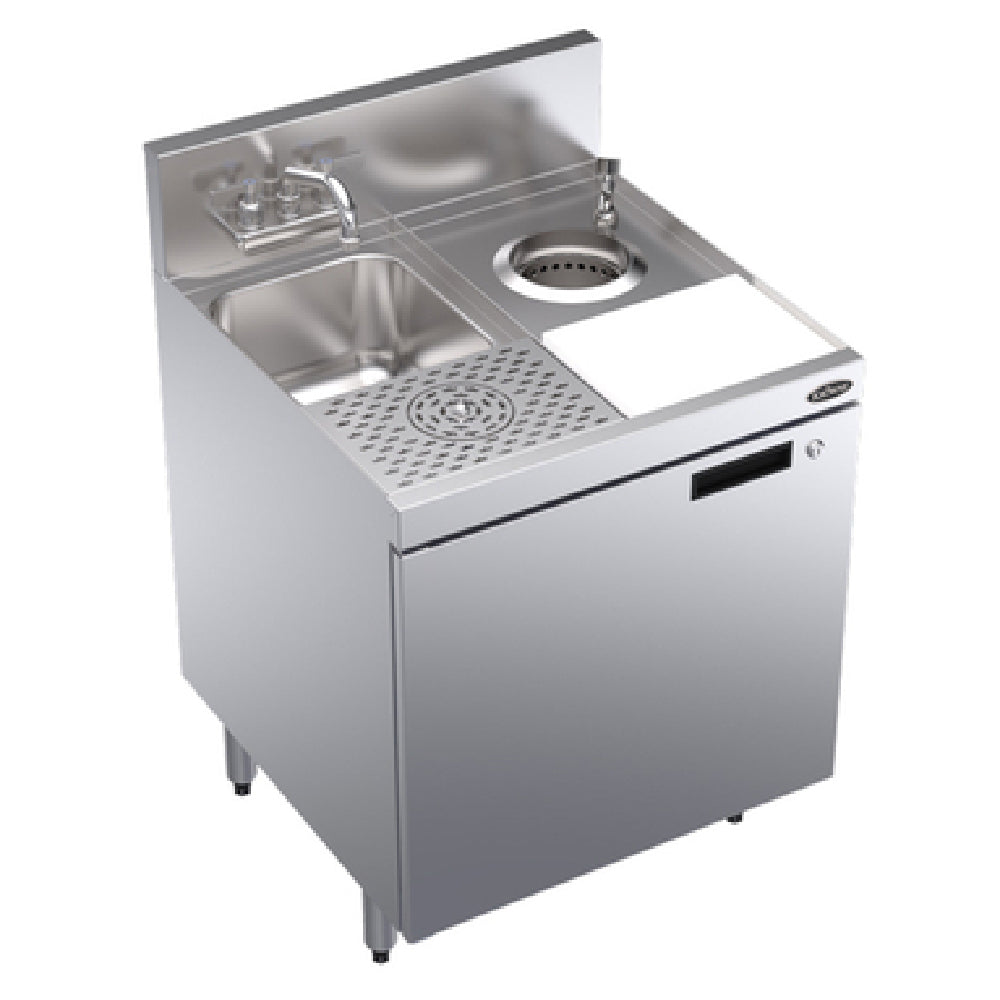 Krowne KR24-MS24-C Royal Series Underbar Speed Station With Cabinet Base & Locking Hinged Door