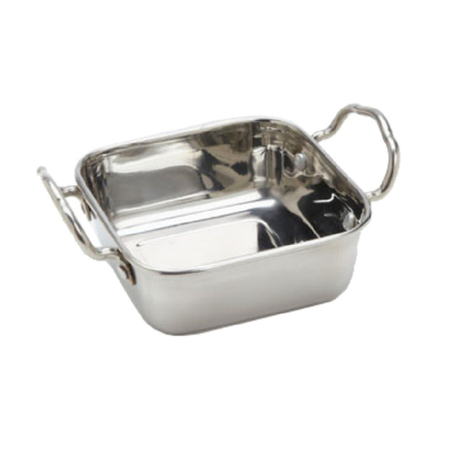 American Metalcraft MRPS45 Mini Roasting Pan 14 Oz. 4-1/2" X 4-1/2" X 3"