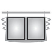 Hubert 53436 - Menu Board, 2-pocket, Hanging