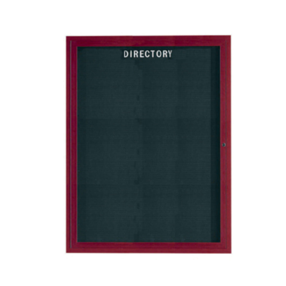 Aarco OADCW4836L Directory Board 36"W X 48"H Enclosed Face