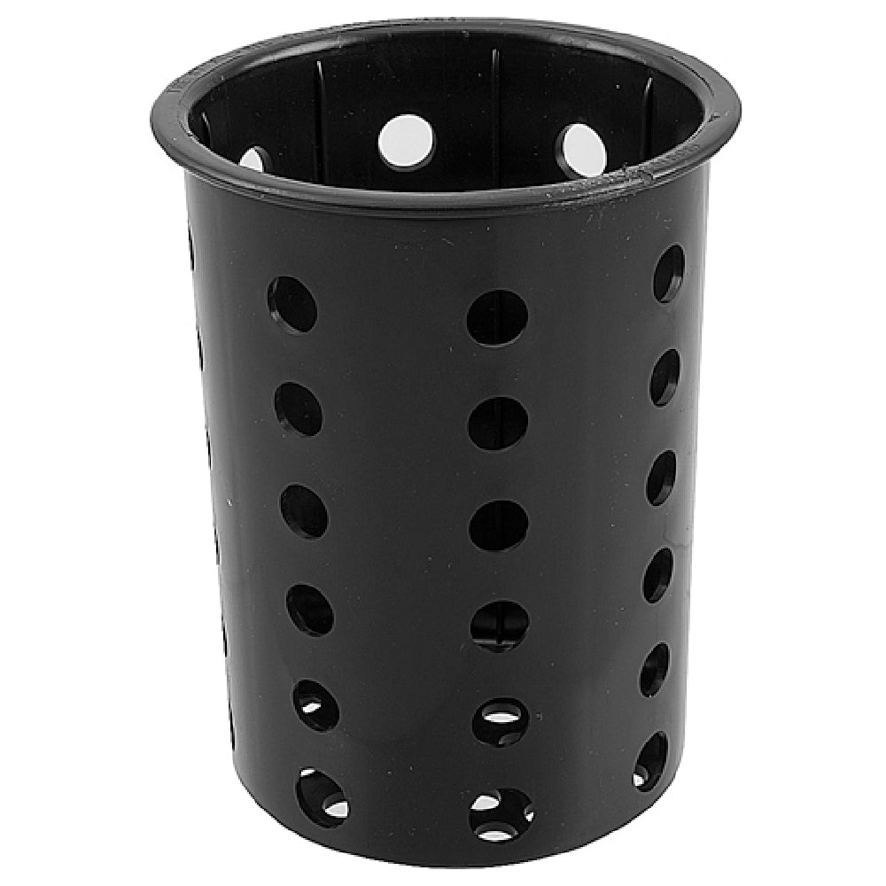 Franklin Machine Products 137-1665 Silverware Cylinder By Steril-Sil Plastic Black