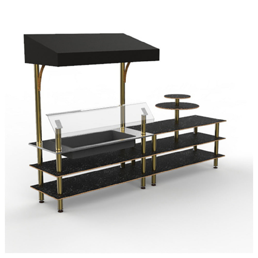 Steelite MGCMLE04MBBF Display Station Mixed Materials (minimum = Case Quantity 1 Per Case) (repack Item)