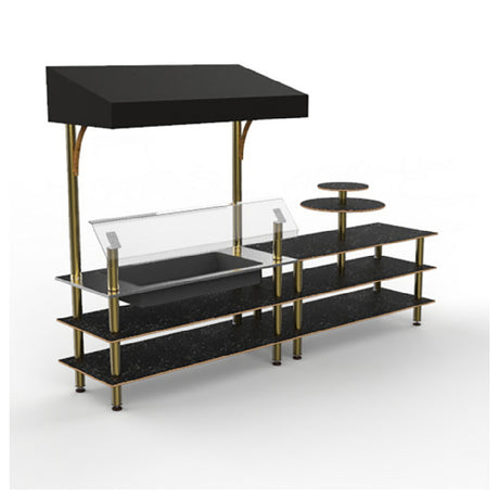 Steelite MGCMLE04MBBF Display Station Mixed Materials (minimum = Case Quantity 1 Per Case) (repack Item)