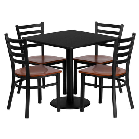 Flash Furniture MD-0003-GG Table And Chair Set Includes (1) 30"W X 30"D X 30"H Table