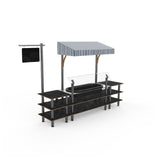 Steelite MGCMLA01MSWF Mogogo Buffet Solutions Classic Canopy Cooling Station L 130.0" W 29.5" H 96.0" Modular