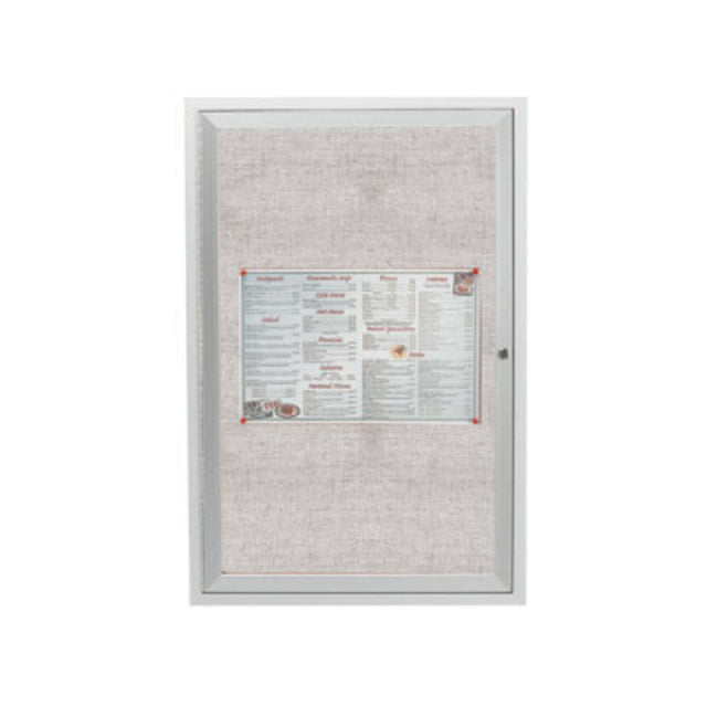 Aarco ODCC3624R Bulletin Board 24"W X 36"H Enclosed