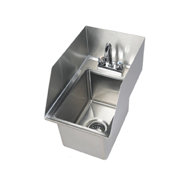 Klinger's Trading SPDIS-1014 Drop-In Sink One Compartment 10" Wide X 14" Front-to-back X 10" Deep Bowl