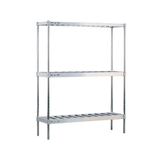 New Age Industrial NS933 Keg Rack 60"W X 18"D X 76"H (6) 1/2 Barrel Keg Capacity Or (18) 1/6 Barrel Keg Capacity