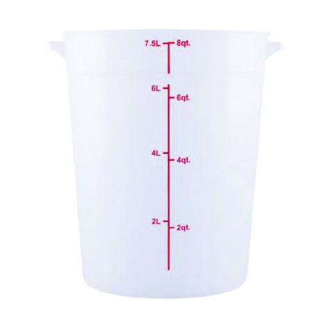 Hubert 14138 - CenPro® Food Storage Container, 8-3/4"W X 8-3/4"D X 10-5/8"H, Round