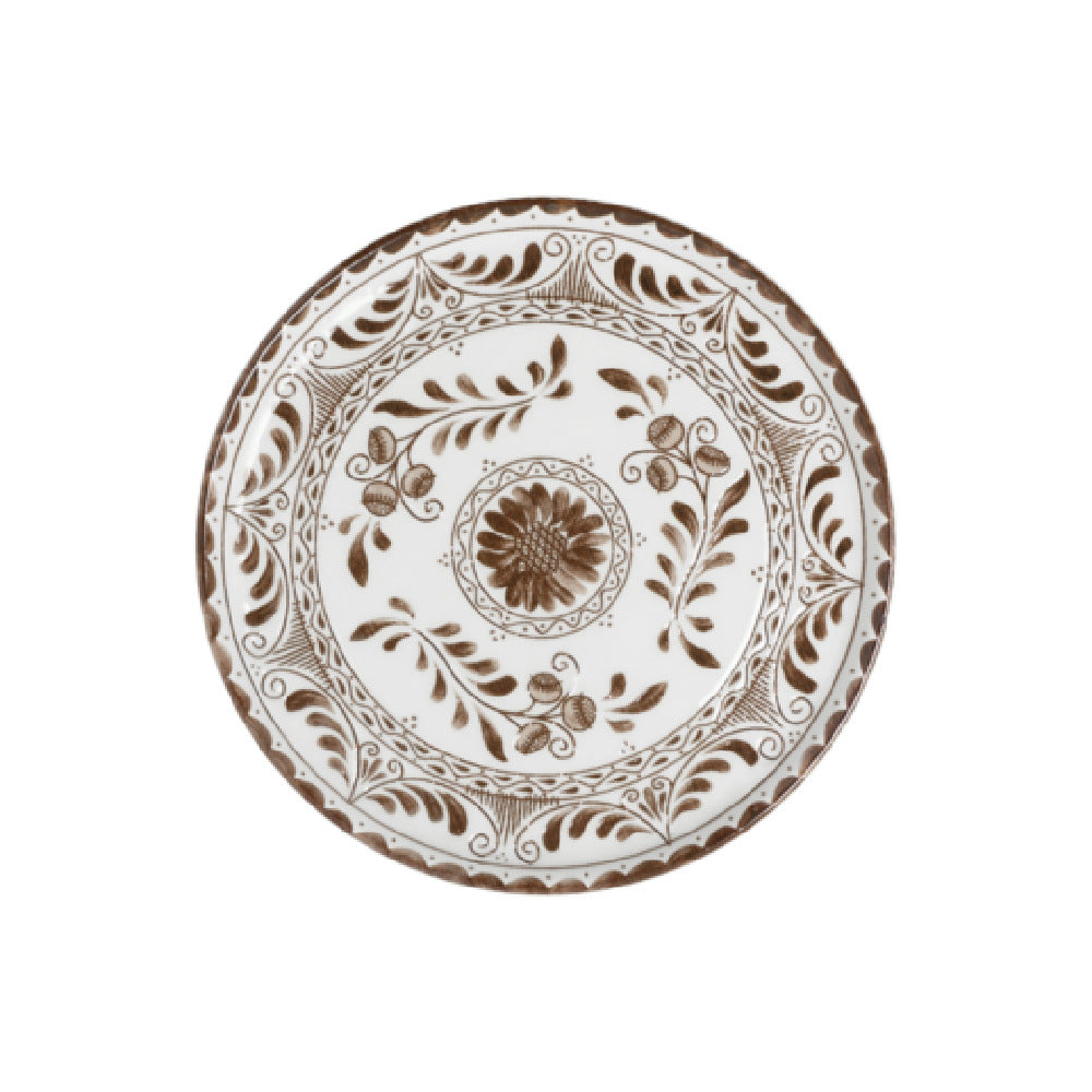 Steelite A105P802 Plate 9.0" Talavera Motiva Brown